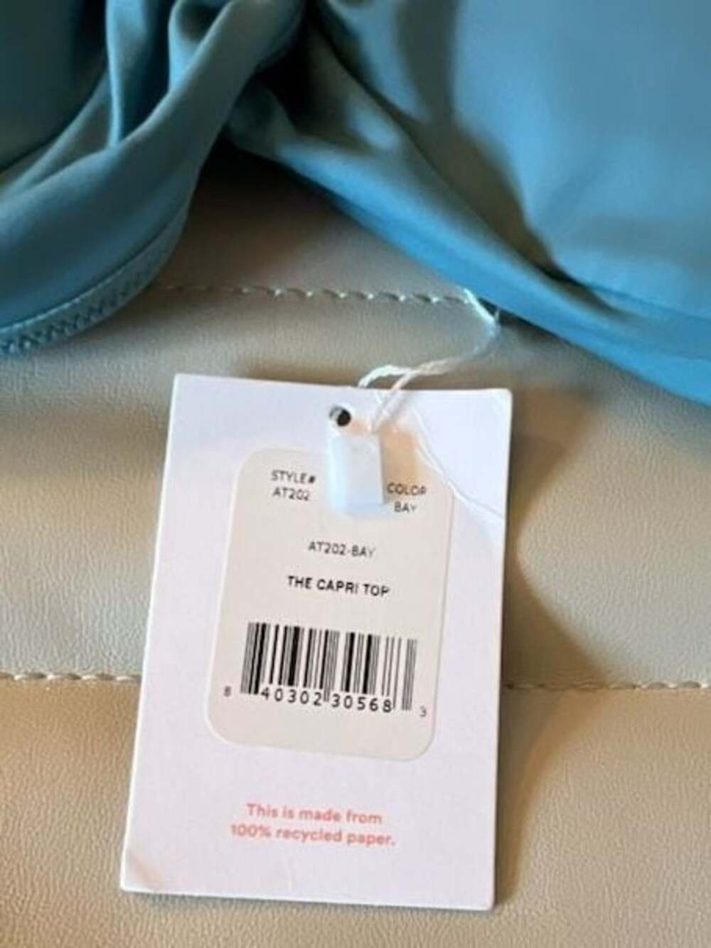 Andie The Capri Top in Bay‎ - Picture 5 of 9